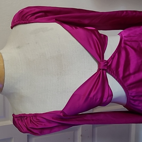 Sky to moon dress/ size S/ color fushia - Picture 3 of 9